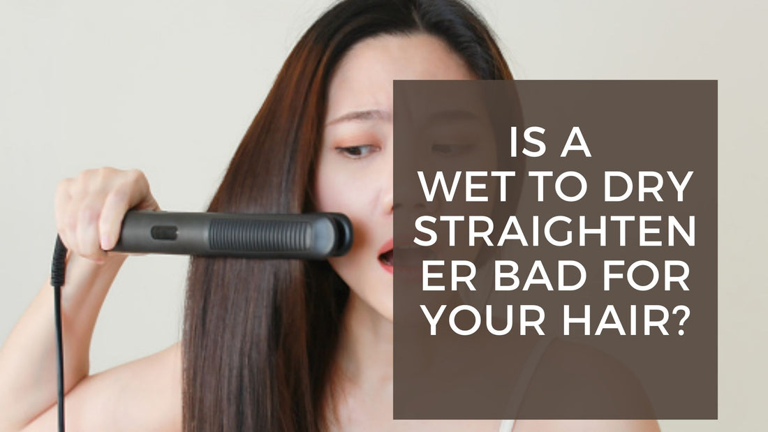 what happens if you straighten damp hair