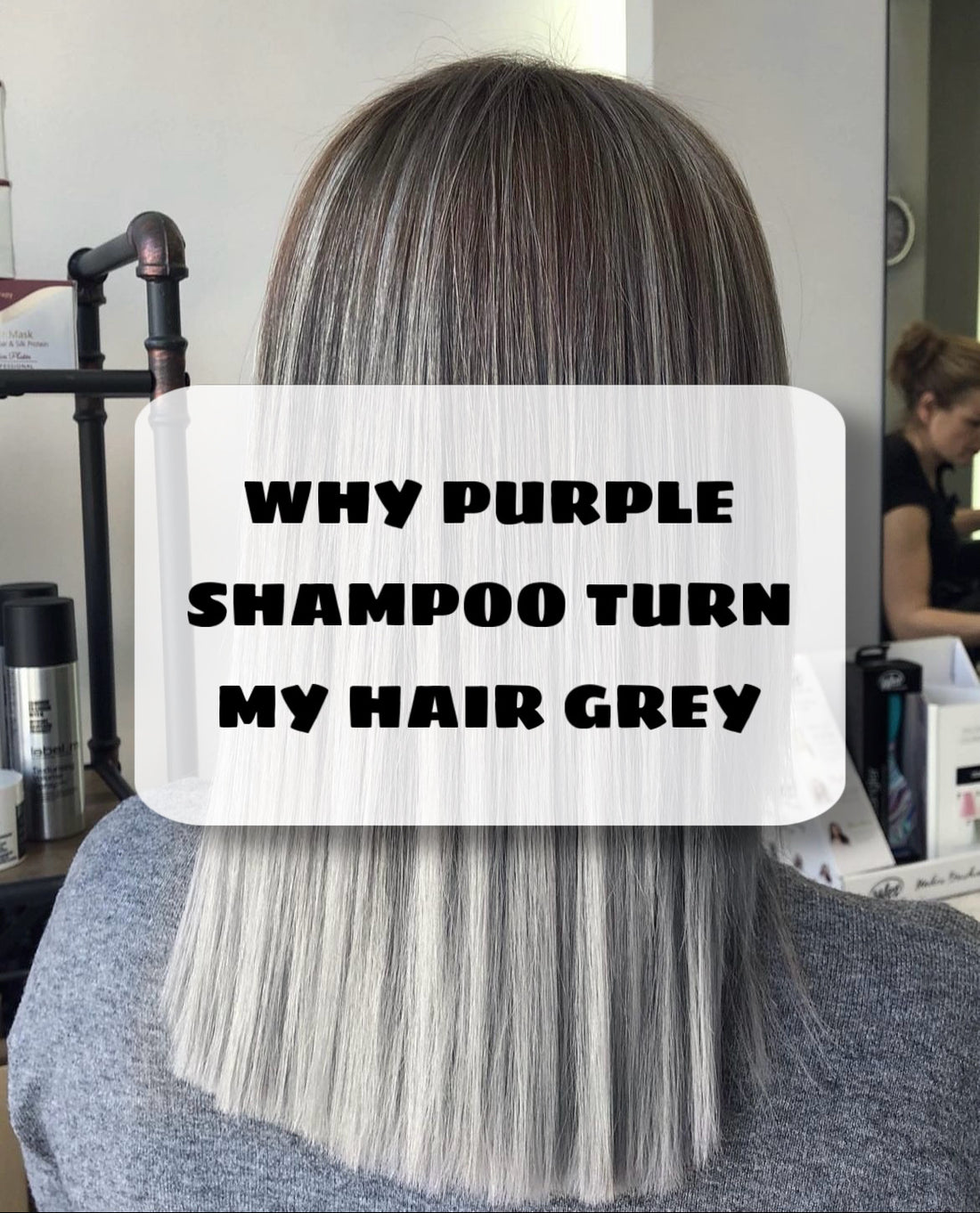 can I leave purple shampoo in my hair